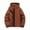Brown, variant on AnuYalue Big and Tall Windproof Jacke Mens Fall Winter Waterproof Coat Loose Fit Full Zip Outwear with Hood Outdoor Hiking Softshell Jackes