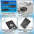 thumbnail image 5 of Bluetooth 5.0 Receiver Transmitter FM Stereo AUX 3.5mm Jack RCA Wireless NFC Bluetooth Audio Adapter for TV PC Headphone, 5 of 5