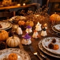 thumbnail image 6 of Halloween Ghost Scented Candle Freesia Pumpkin Ghost Wax Candle 2.44x2.99 Inch Cute Spooky Home Table Decor Holiday Gift, 6 of 8