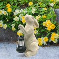 thumbnail image 4 of Estatua solar de jardín REYISO Rabbit 20x12x30 cm para exteriores, 4 of 6