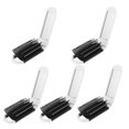 thumbnail image 2 of FRCOLOR Foldable Combs 5Pcs Mini Portable Hair Combs Foldable Combs with Mirror Detangling Combs,4.33"X1.38"X0.98", 2 of 5