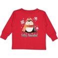 thumbnail image 3 of Inktastic Feliz Navidad Cute Winter Penguin in Hat and Scarf Boys or Girls Long Sleeve Toddler T-Shirt, 3 of 5
