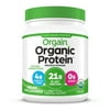 Orgain Organic Vegan 21g Protein Powder, Plant Based, Natural Unsweetened 1.59 lb
