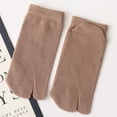 thumbnail image 1 of Brown Socks 1 Pcs Socks Split Toe Design Separates Toes Bunion and A Bunion Pad Toe Friction and Hallux Valgus, 1 of 5