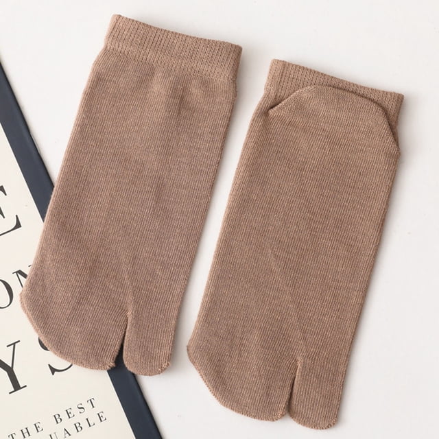 Brown Socks 1 Pcs Socks Split Toe Design Separates Toes Bunion and A Bunion Pad Toe Friction and Hallux Valgus