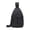 Black, variant on HGIEYS Small Sling Bag for Women Men Backpack Chest Bags with Shoulder Strap Crossbody Bags for Hiking Traveling