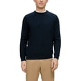 thumbnail image 2 of s.Oliver Jersey de punto para hombre - básico, cuello redondo, algodón, liso Azul oscuro 2XL (XX-Large), 2 of 4