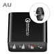 thumbnail image 2 of Sidaley de teléfono de 48 W USB tipo c PD Adaptador de carga rápida de 4 puertos portátil de viaje, negro, enchufe AU Teléfono y Comunicación Black AU Plug, 2 of 6