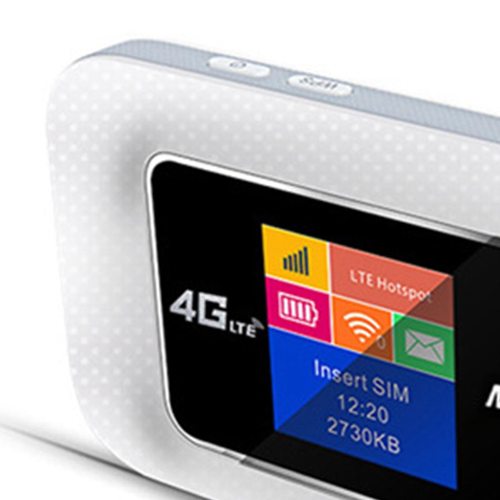 LeeQinersw Pocket 4G WiFi Router 4G WiFi with Sim Card Slot 150Mbps Portable for Car Travel