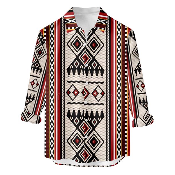 Tops de Otoño Para Hombre Botones Casuales Playa Camisa de Manga Corta Con Estampado Sin Posicionamiento Blusa Odeerbi ODB179850