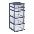 thumbnail image 1 of Cajonera Italhome 3 Cajones Altos y 2 Bajos Azul, 1 of 4