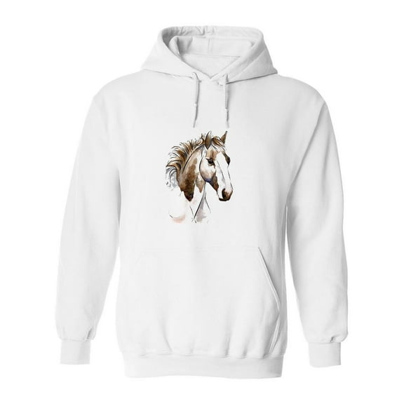 Horse Portrait Hoodie Women -SPIdeals Designs, Female Small