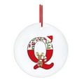 thumbnail image 1 of Fiudx Adornos Navideños con Letras Rojas, Alfabeto Acrílico, Colgante con Nombre Personalizado, Decoración Festiva para El Hogar, Diseño de Símbolos Clásicos, Regalo Ideal, 7 X 7 Cm, 1 of 4