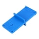 thumbnail image 4 of Scienceny Localizador de orificios de guía de bisagra, convenientes localizadores de punzones, herramientas de carpintería que ahorran tiempo, Accesorios para bloques patrón Azul 1, 4 of 6