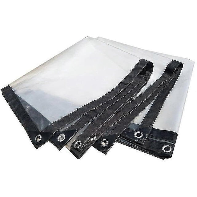 Waterproof Tarpaulin With Eyelets, Protective Tarpaulin, Transparent