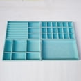 thumbnail image 4 of 4 Uds Bandejas De Joyería Organizador Multiusos Ahorro De Espacio Para Anillo Azul+4 Uds Bandejas De Joyería Organizador Multiusos Ahorro De Espacio Para Anillo Rosa Sunnimix none, 4 of 8