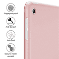 thumbnail image 2 of Étui pour iPad Air 9.7 Pouces - [Étui Fine] Support Ultra Léger Couverture Protectrice Intelligente avec Veille/réveil Automatique Or ROSE, 2 of 8