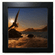 thumbnail image 1 of Mesa de pared Ocean Eagle Science Nature Marco cuadrado negro, 1 of 4