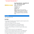 thumbnail image 2 of Rear Shock Absorber - Compatible with 2013 - 2022 Kenworth T680 2014 2015 2016 2017 2018 2019 2020 2021, 2 of 2