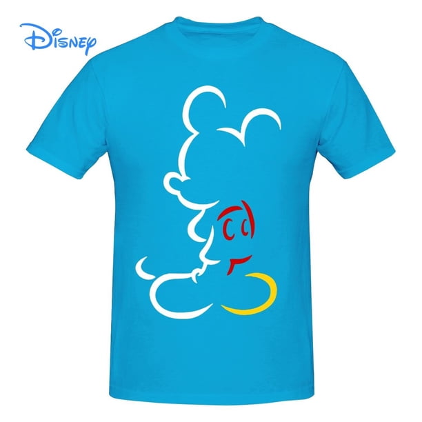 Mickey Mouse T shirt Harajuku Short Sleeve Disney T-shirt 100% Cotton Graphics Tshirt Brands Tee TopXXL Gao Jinjia LED