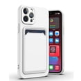 thumbnail image 1 of Funda tipo billetera de silicona líquida para iPhone 12 13 mini 11 14 Pro Max, funda con ranura para tarjetero para iPhone XR Xs 8 Plus, funda de bolsillo delgada Tan Jianjun unisex, 1 of 2