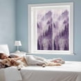 thumbnail image 4 of Purple Mountain Window Privacy Film, Misty Forest Nature Woodland Pine Tree Landscape Static Cling UV Sun Blocking Tint Film Heat Control Windows Films for Bedroom Window Stickers 17.7"x39.3", 4 of 8