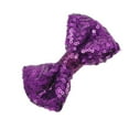 thumbnail image 4 of Unique Bargains 1 Pc Elegant Sequins Bow Hair Clip for Home White, 4 of 5