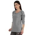 thumbnail image 3 of Inkmeso Solid Raglan Full Sleeve T-shirt For Women Scoop Neck Baseball Tee Casual Tops, 3 of 7