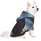thumbnail image 2 of Balery Night Sky Bald Eagle Sudadera con Capucha para Perros Pequeños – Ropa para Mascotas, Disfraz para Perros y Gatos, Ideal para Fiestas y Cosplay-Medium, 2 of 7