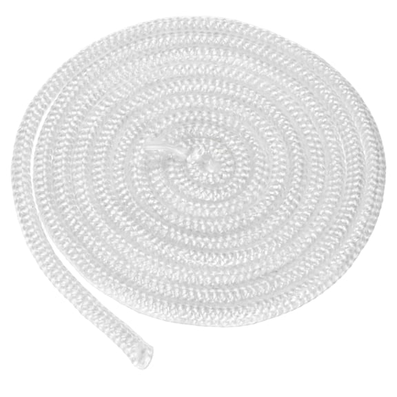 Uxcell Wood Stove Gasket, 6/25" x 86.6" Round Fiberglass Seal Rope for Fireplace Door/Wood Stoves [White]
