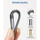 thumbnail image 3 of Cable de audio JSAUX 6,35 mm 1/4 macho a 3,5 mm 1/8 macho TRS 1,2 m, 3 of 7