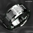 thumbnail image 5 of Silver Brushed Tungsten Carbide Ring for Men, 5 of 6
