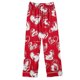 thumbnail image 3 of TaTaai Women's Valentine's Day Printed Lapel Loungewear Set, Long Sleeve Top and Pants Pajama Outfit, Casual Sleepwear Gift, 3 of 5