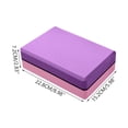 thumbnail image 3 of PONPRNGY 1 Pack Yoga Block, High-Density EVA Foam Yoga Block, Non-Slip Yoga Blocks for Yoga, Pilates Meditation, Stretching and Toning, Supportive, 3 of 7