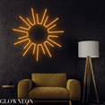 thumbnail image 3 of Glowneon Sun Neon Sign, Sun Light Led Sign, Sunrise Sunset Wall Art, 3 of 5