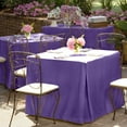 thumbnail image 6 of Tablevogue 34-Inch Square Violet Table Cover, 6 of 8