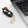 thumbnail image 6 of Goofa Bee and Flowers Printed Rectangular Metal Keychain Bag Charm Floral Charm for Purse Keys Metal Keyring Gift for Women Accessories, 6 of 7
