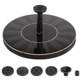 thumbnail image 2 of Solar Fountain Water Pump for Bird Bath, New Upgraded Mini Solar Powered Fountain Pump 1.5W Free Standing Solar Panel Kit Water Fountain for Garden, Pond, Pool, and Outdoor, 5 Inch, 2 of 8