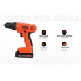 thumbnail image 2 of Kit de herramientas para taladro y hogar BLACK+DECKER 20V MAX BDCD120VA, 2 of 7