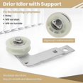 thumbnail image 4 of for W10837240 Dryer Idler Pulley with Bracket,Replace Part for Dryer, 4 of 5