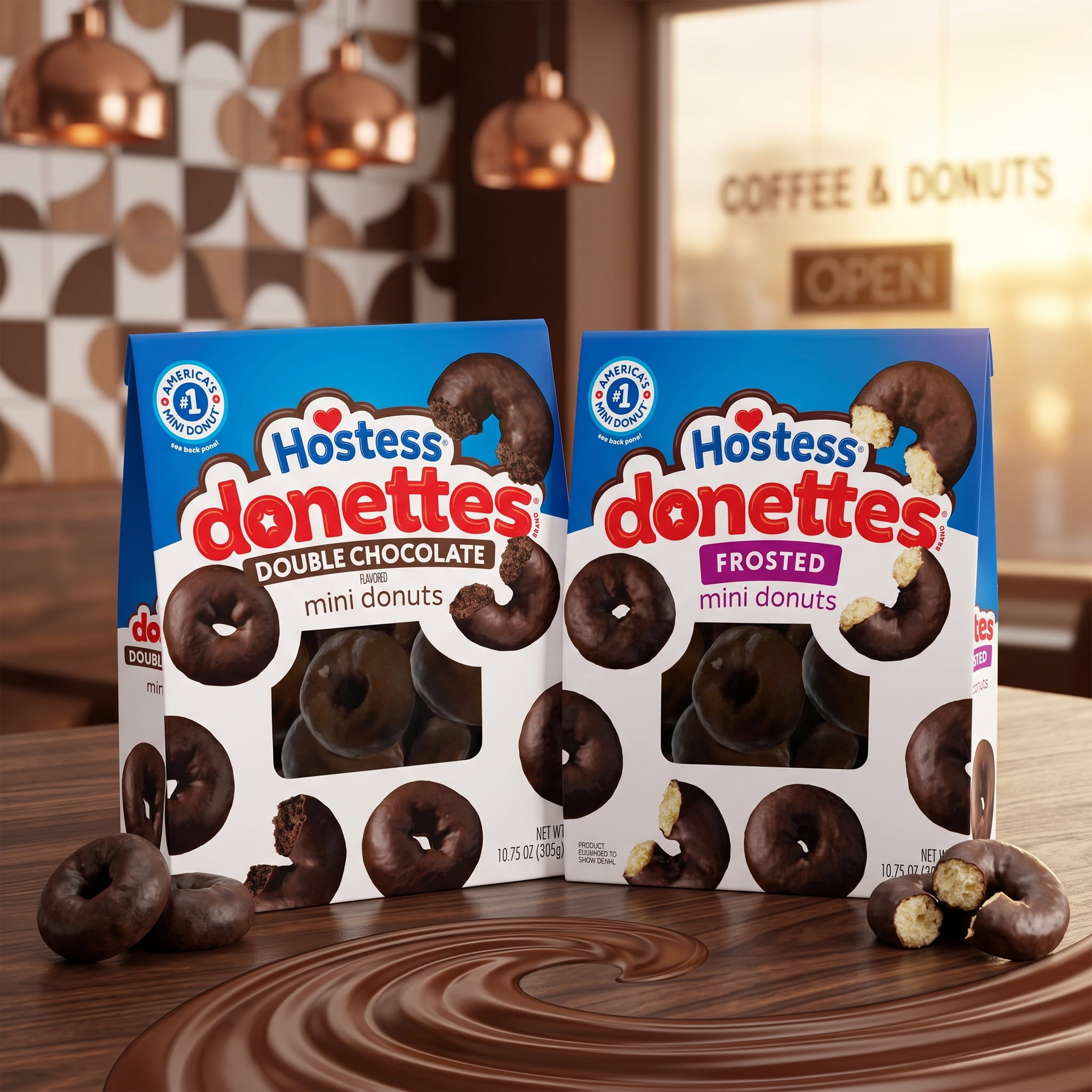 Hostess Donettes, Big Bags Variety Pack - 6 Flavors: Frosted