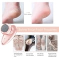 thumbnail image 4 of Amoladora de pies portátil eléctrica con adsorción al vacío con herramientas para el cuidado de la piel recargables por USB para piel muerta, rosa, 4 of 8