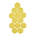 thumbnail image 2 of 12 almohadillas hexagonales para cubierta, accesorios para surf, almohadillas antideslizantes premium. amarillo, 2 of 8