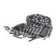 thumbnail image 4 of Bufanda árabe para exteriores, envolturas para el cabello, convenientes, pañuelos para la cabeza, bufandas con flecos a cuadros, turbante para mujeres en y negro, 4 of 8