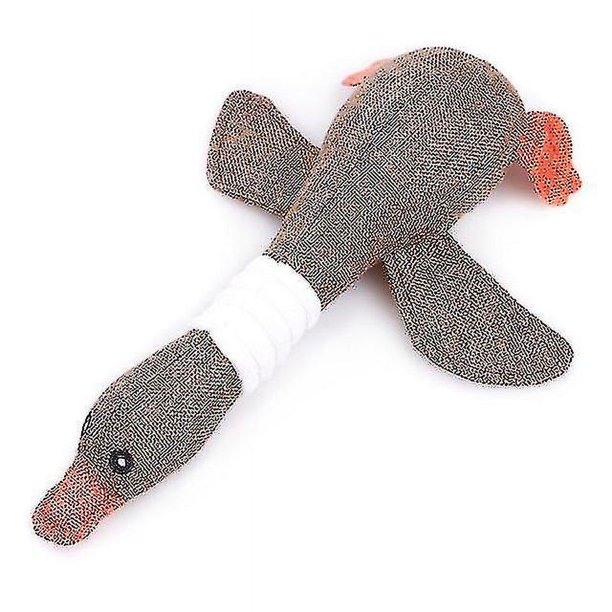 Juguetes con chirridos para perros, juguete con sonidos de ganso salvaje, limpieza de dientes, suministros para masticar perros y cachorros, entrenamiento