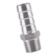 thumbnail image 5 of Adaptador De Espiga Para Manguera, Acero Inoxidable Ss304 Rosca Macho Conexión De Tubería Espiga Para Manguera Espiga Bsp 1/8 "~ 3/4" Se Utiliza Para Conectar Muchas Tuberías Diferentes (1/2 * 19mm), 5 of 13