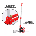thumbnail image 2 of Carrito De Aluminio Plegable Multifuncional 3 Niveles Rojo, 2 of 7