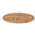 thumbnail image 4 of vidaXL Table Top Solid Teak Wood Round 2.5 cm 60 cm, 4 of 4