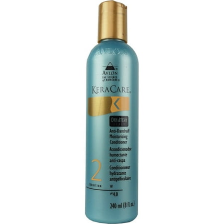 KeraCare Dry & Itchy Scalp Anti-Dandruff Moisturizing Conditioner, 8 fl (Best Conditioner For Oily Scalp And Dry Ends)