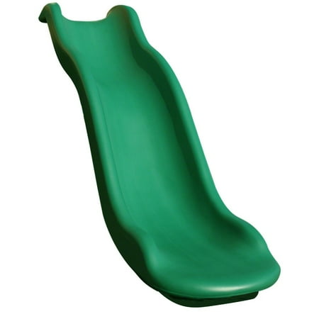 KidWise 5-foot Deck Height Green Rave Slide Upgrade for Play Sets